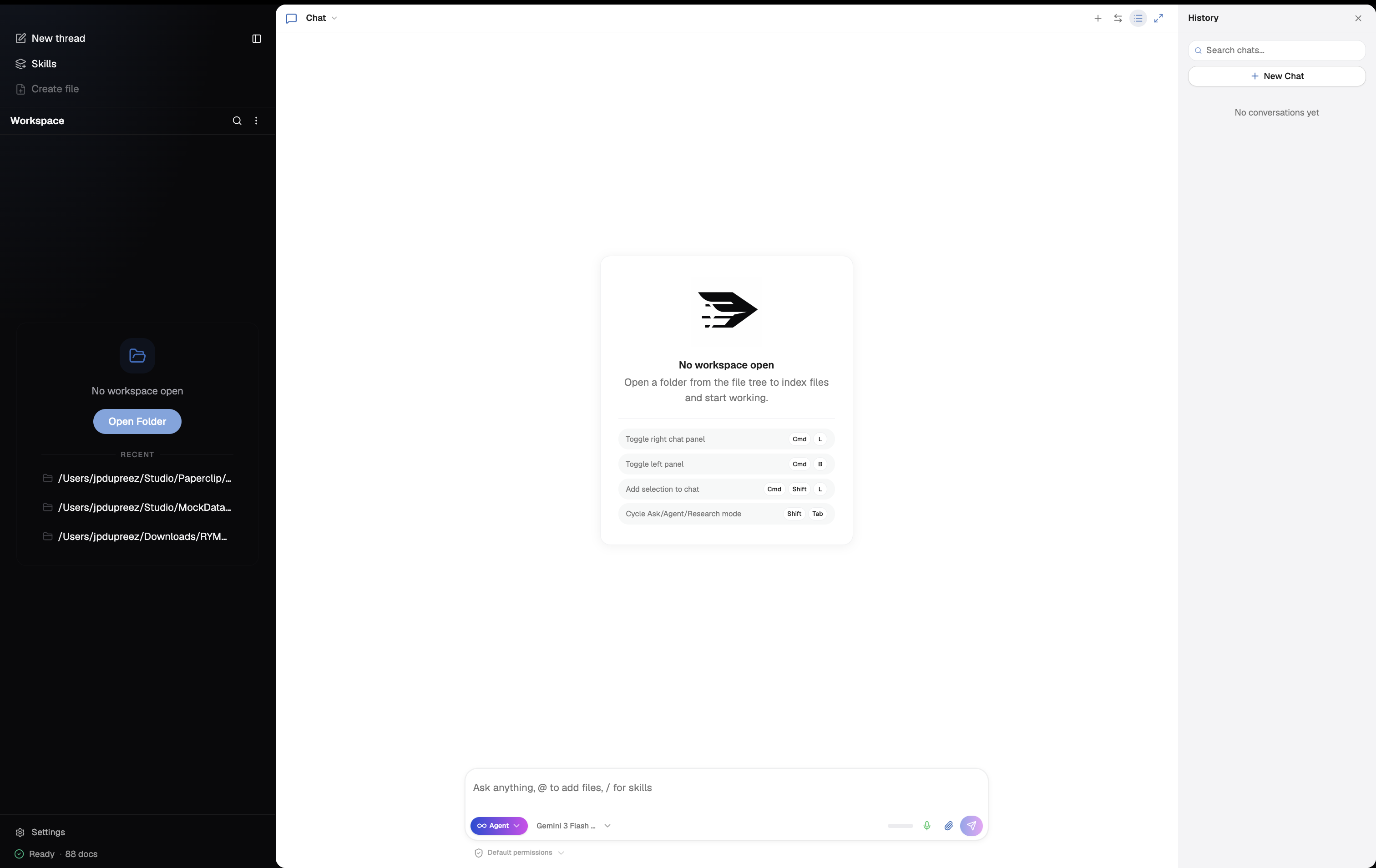 Turbo AI workspace